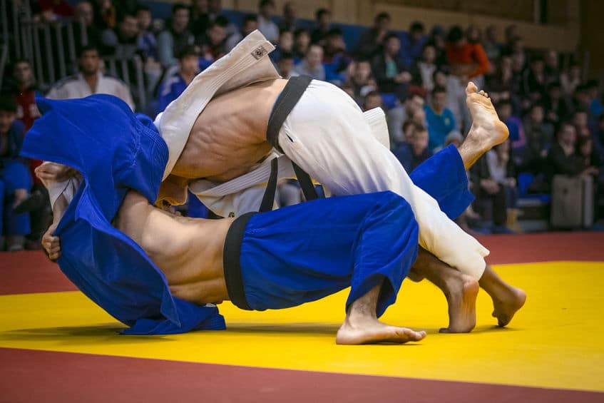 traumatisme au judo réception chute